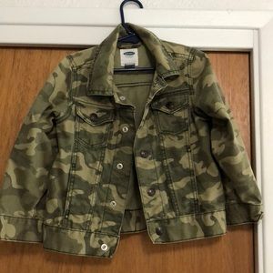Old Navy Toddler Boys Camo Jean Jacket